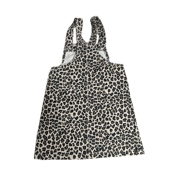 Wonder Nation Girls 4T Leopard Print Overall Skirt with Pockets - Picture 7 of 7